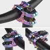 Mountain Handlebar Upright Bicycle CNC Ultra Light Aluminum Alloy High-strength Hollow Short Handlebar Upright 31.8 * 35 Speed Descent Upright Pipe