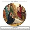 Jesus Christ Religious Scene Tire Cover Durable All Terrain Protection