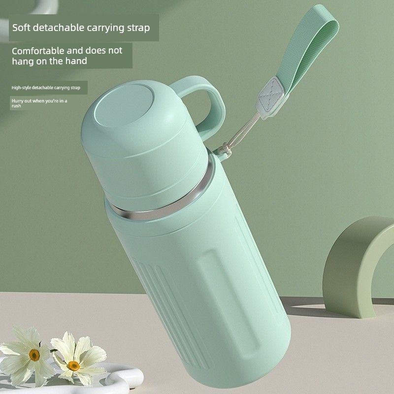 2025 New Model of High-Looking Water Cup for Women, Office Cup for Female Office Workers, Large-Capacity Thermos Cup for Women