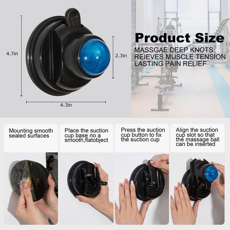 Suction Cup Massage Ball for Muscle Relaxation