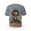 Summer Round Neck 3D Funny Animal Pattern Print Top Fashionable Casual Short Sleeved Men's T-shirts