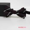 Dress British Striped Men'S Business Bow Tie, Wedding Groom Best Man Wedding Shirt Suit Accessories