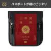 Passport Minimalist Security Skimming Prevention Link-N Case, Neck-Hanging, Slim, Size, Pouch, (Black)