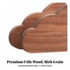 fluffyShaped Wooden Rack Durable Board Stand Easy to Clean