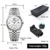 Swiss Watch Men'S Versatile Trend Waterproof Luminous Calendar Business High-End Diamond-Encrusted Handsome Personality Simple Quartz Watch
