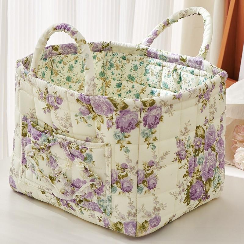 Portable Cotton Underwear Organizer Bag Multi Use Foldable Desktop Storage For Women Bedroom
