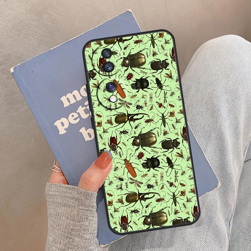 Moths insects botanical butterflies Case For Honor Magic 8 5 6 7 Pro Cover For Honor 400 200 Lite 50 70 90 X8a X8b X9a X9b X9c