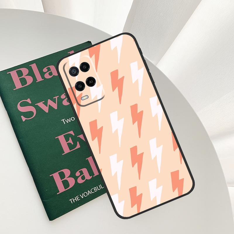 Lightning Bolt Case For Oppo A15 A16 A17 A52 A72 A76 A96 A54 A74 A94 A54S A57S A58 A78 A98 A57 A77 Cover