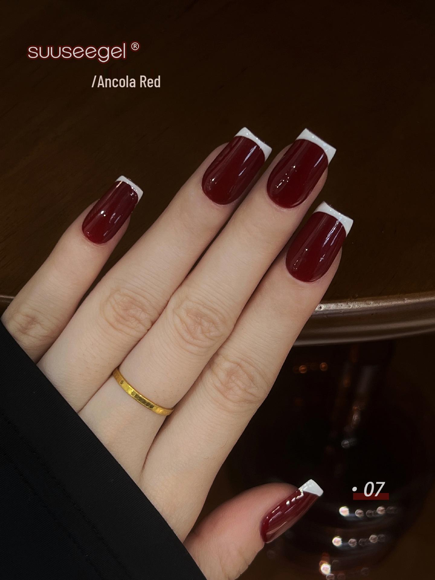 

Encore Red Gel Polish Bundle: 10 Autumn-Winter Shades, Whitening Cherry & Oxblood