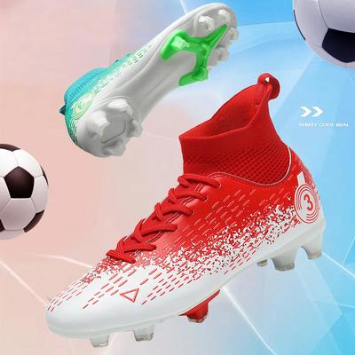 31-48 Large New High-quality Shock Absorption Anti-skid Wear-resistant High Spike Outdoor Sports Football Shoes