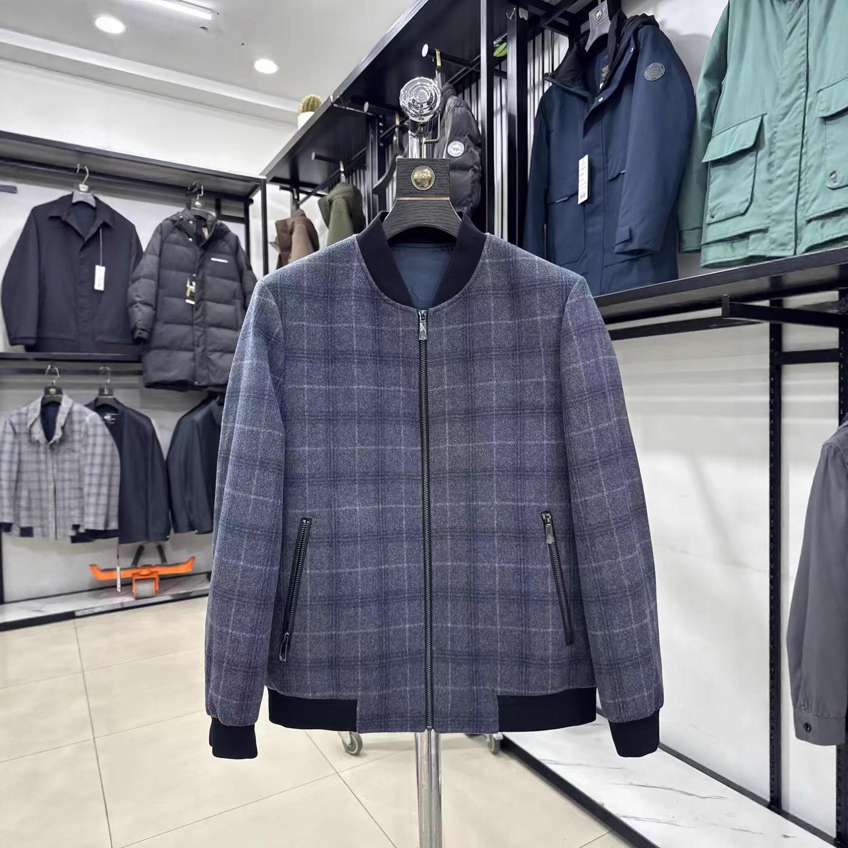 

H Family 100% Wool High-End Autumn/Winter Jacket 4Y256A - Counter Clearance 180 (145-160 lbs)