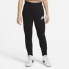 Nike Little Logo Solid Knit Sports Pants Kids Bottoms Black DC7211-010