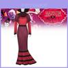 Stunning Hell's Inn Cosplay Dress For Women Rosy Demon Lord Long Skirt Perfect For Halloween Stage Performances