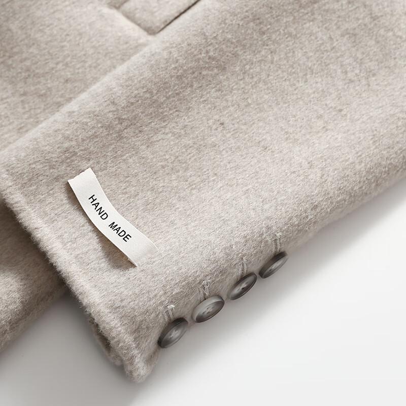 Women's Premium Lapel Wool Blend Long Coat