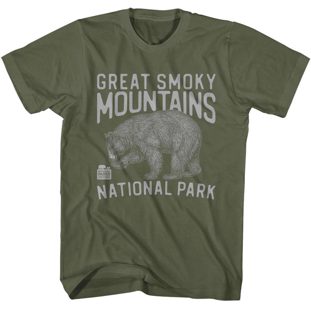 United States Great Smoky Mountains National Park Black Bear Men T Shirt XXXXL