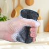 5Pcs Black and Gray Kitchen Sponges - High-Efficiency Stain Removal & Oil Absorption Cleaning Tools