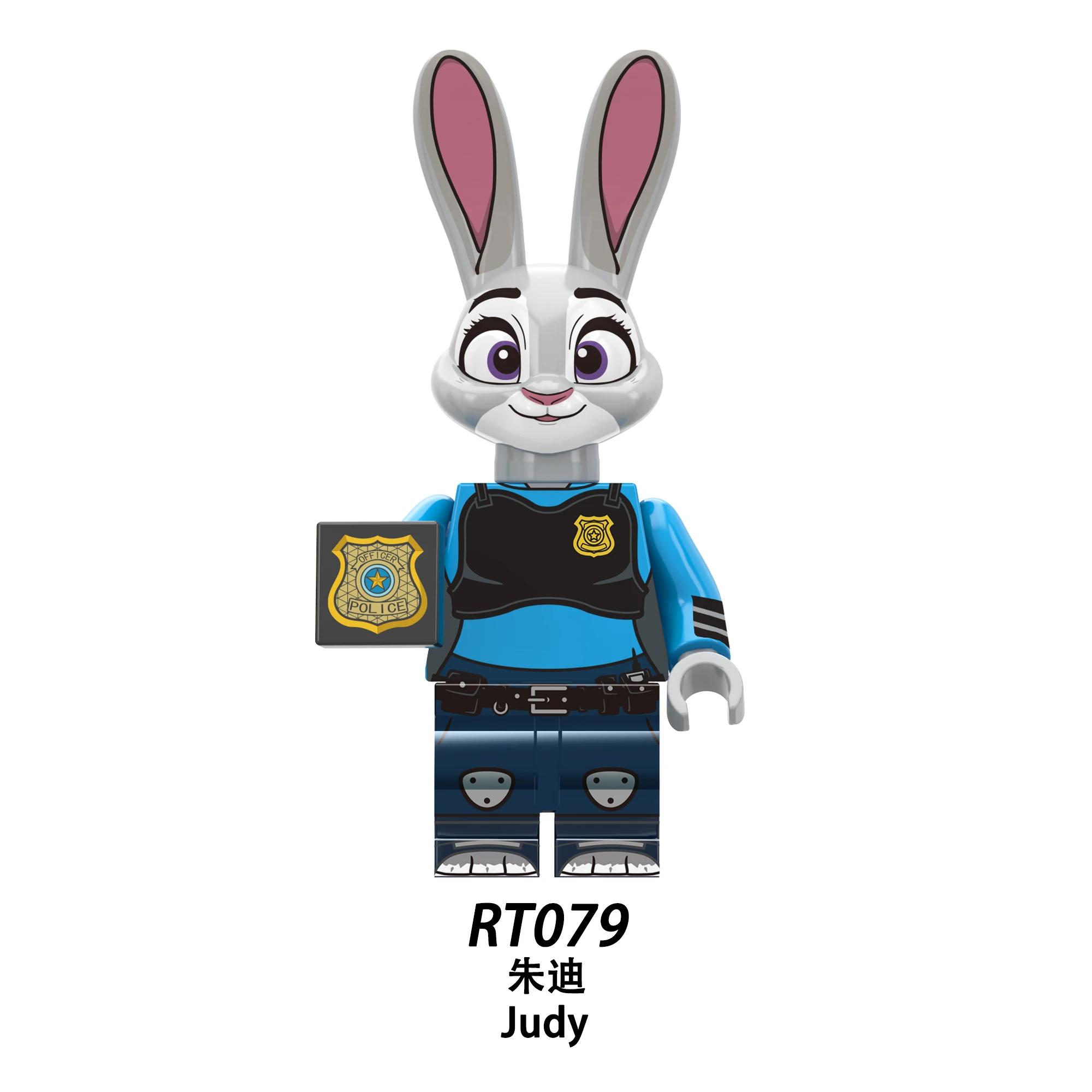 

LATEST Zootopia Construction Brick Figures RT8012Nick Judy Dawn Bellwether Leodore LionheartFlash Chief Bogo Cartoon Collectible