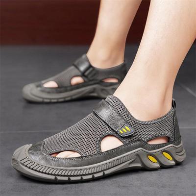 New Driving Shoes Summer Hollow Breathable Casual Sandals Street Walking Beach Shoes