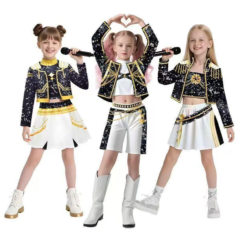 Children adult witch hunters cos costume halloween rumi razoe cosplay two-dimensional role play