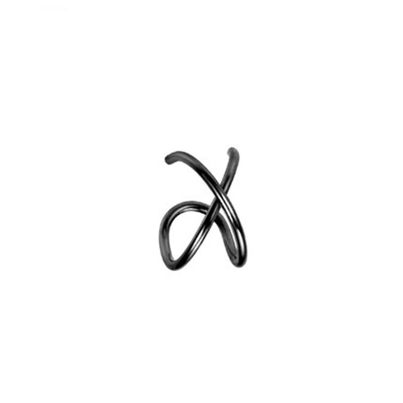 Unisex No-Pierce Double Line Ear Clip Earrings