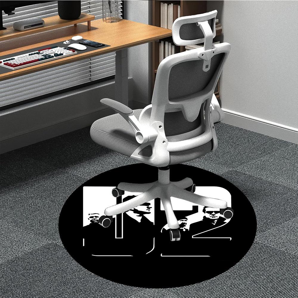 

1pc U2 BandChair Carpet for Office, Non-slip, Soft and Durable Office Rug for Interior Decoration, Perfect for Office yy250925142 80cm by 80cm