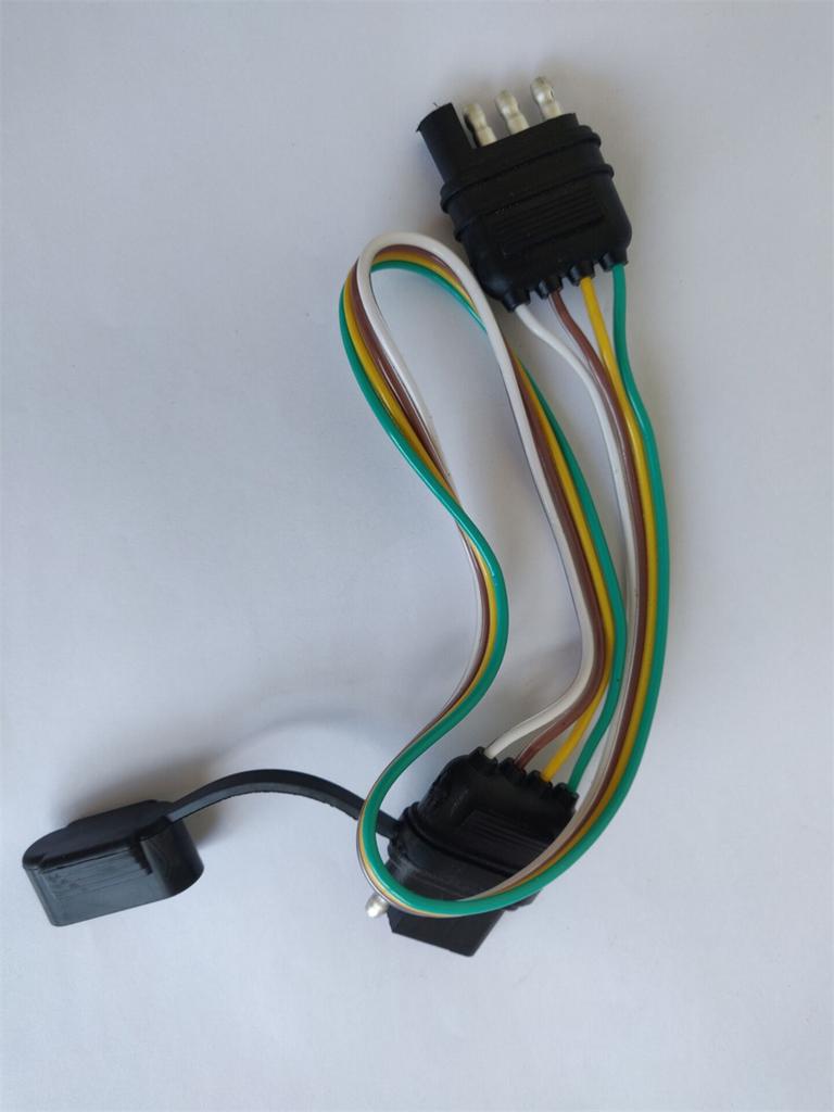 Vehicle Wiring Harness + 4 Pin Connector For Bruno ASL-250 ASL-275 Out-sider Connects Lift to Vehicle's Battery