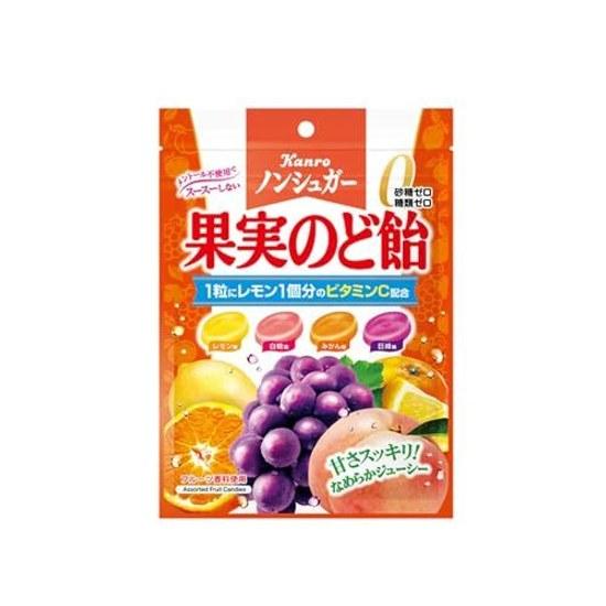 Kanro Non-Sugar Fruit Throat Candy 90g