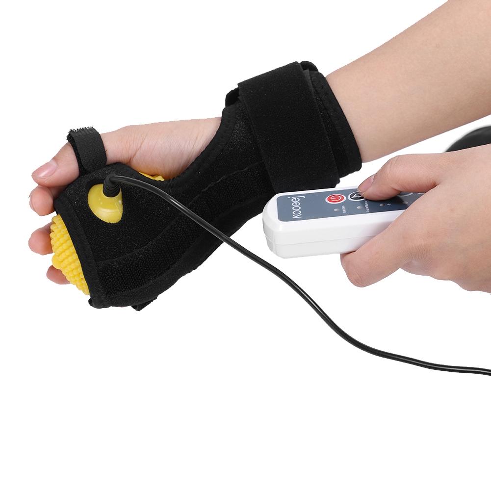 Infrared Heating Massager Electric Finger Recovery Training Silicone Rehabilitation Balls 110V-