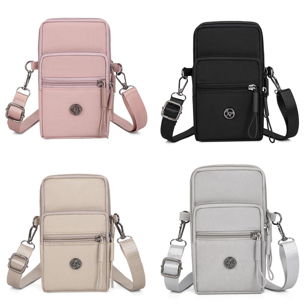 Nylon Mini Crossbody Phone Bag For Summer Travel And Casual Use