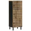 VidaXL Highboard 40x33,5x110 Cm Solid Raw Mango Wood, Sideboard, Side Cabinet, Storage Furniture, Cabinet, Buffet 4018657