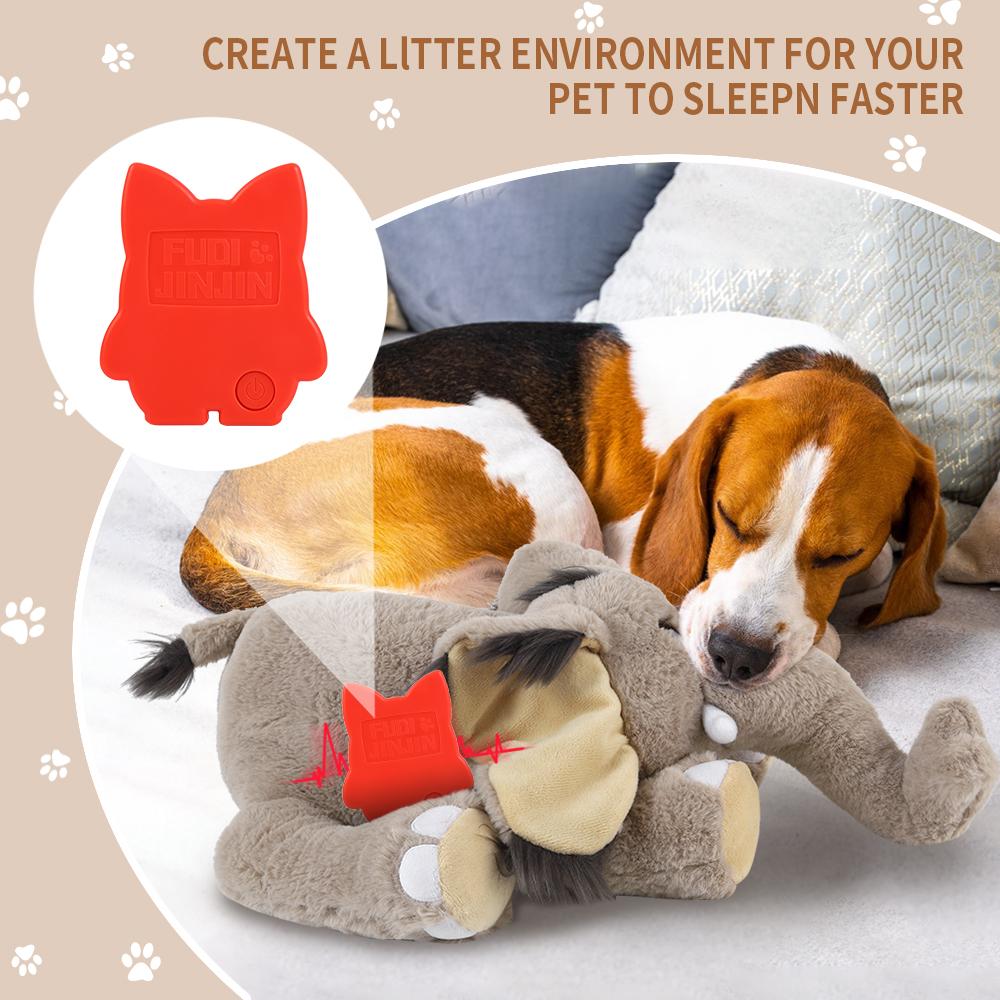 Custom Cartoon Elephant Plush Squeaky Dog Toy Interactive Puppy Toy For Pet Heartbeat Toys Perfect For Holiday Gifts