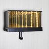 1/2Pcs LED Light-up Car Garage Key Hanger Wall Mount Mirror Garage Key Holder Home Office Entryway Decorative Key Hook Rack