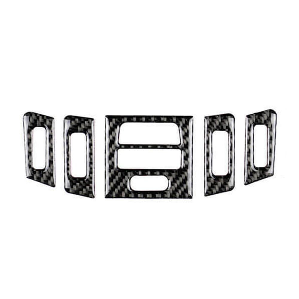 New Air Vent Outlet Trim Part Replacement Accessories Carbon Fiber Black Cover Trims E90 E92 E93 05-12 Replaces