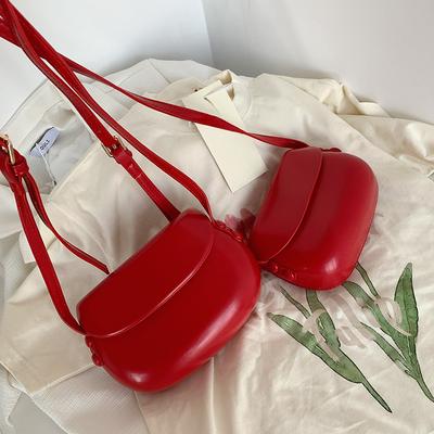 Borsa a Sella Monocolore da Donna Estiva Trendy di Nicchia Retrò Monospalla Mini Borsa a Tracolla per Telefono Cellulare da Donna