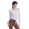 Premium Women's Long-Sleeve Yoga and Fitness Top - Slim Fit for Spring and Autumn