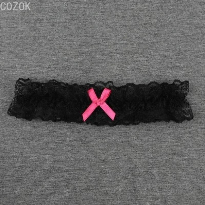 Hochzeitsparty Braut Spitze Floral Blau Beinring Schlaufe Strumpf Damen Mädchen Sexy Schleife Prinzessin Cosplay Strumpfhalter Gürtel Zubehör