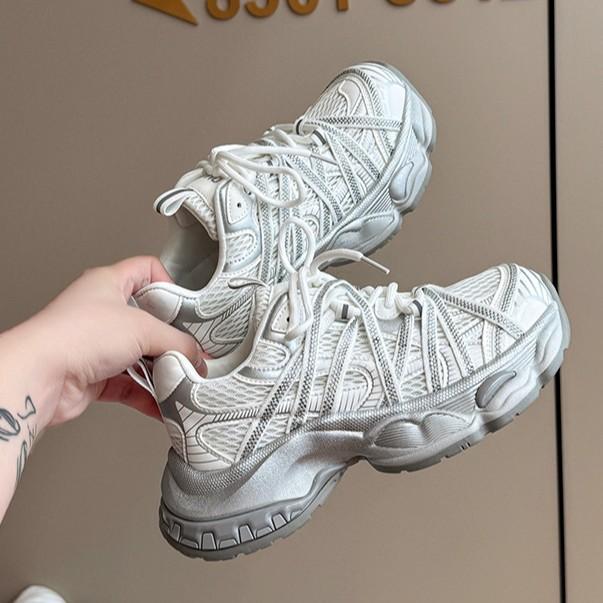 Piaohong versatile retro style design sense platform dad shoes women's 2025 autumn and winter new small casual sports shoes