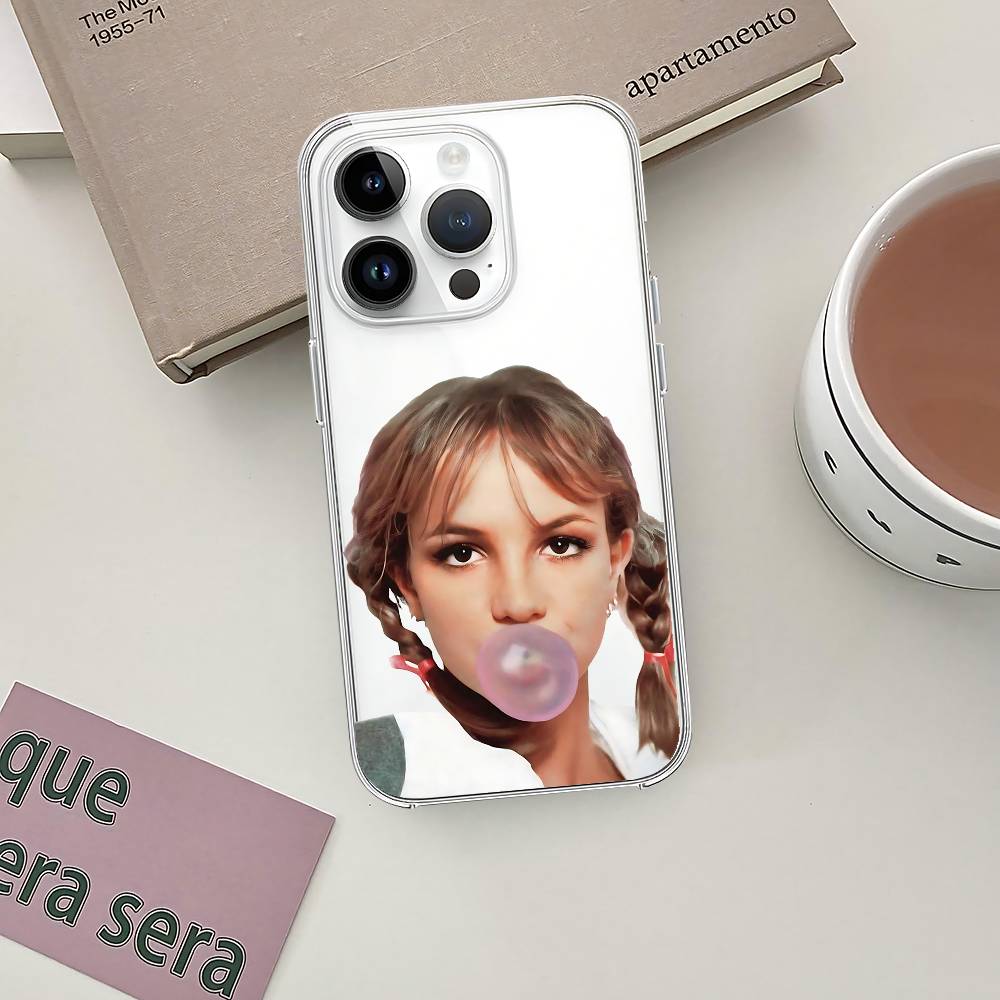 It Is B-Britney S-Spears Phone Case Soft Transparent Case For IPhone 17 16 15 14 13 12 11 Pro Max Mini Plus Shockproof Cover