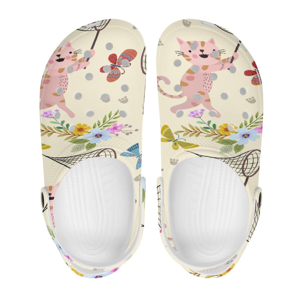 Colorful Printed EVA Clogs Women Men Quick Dry Lightweight Slip On Casual Shoes Soft Sole Summer Sandals Indoor Outdoor Wear