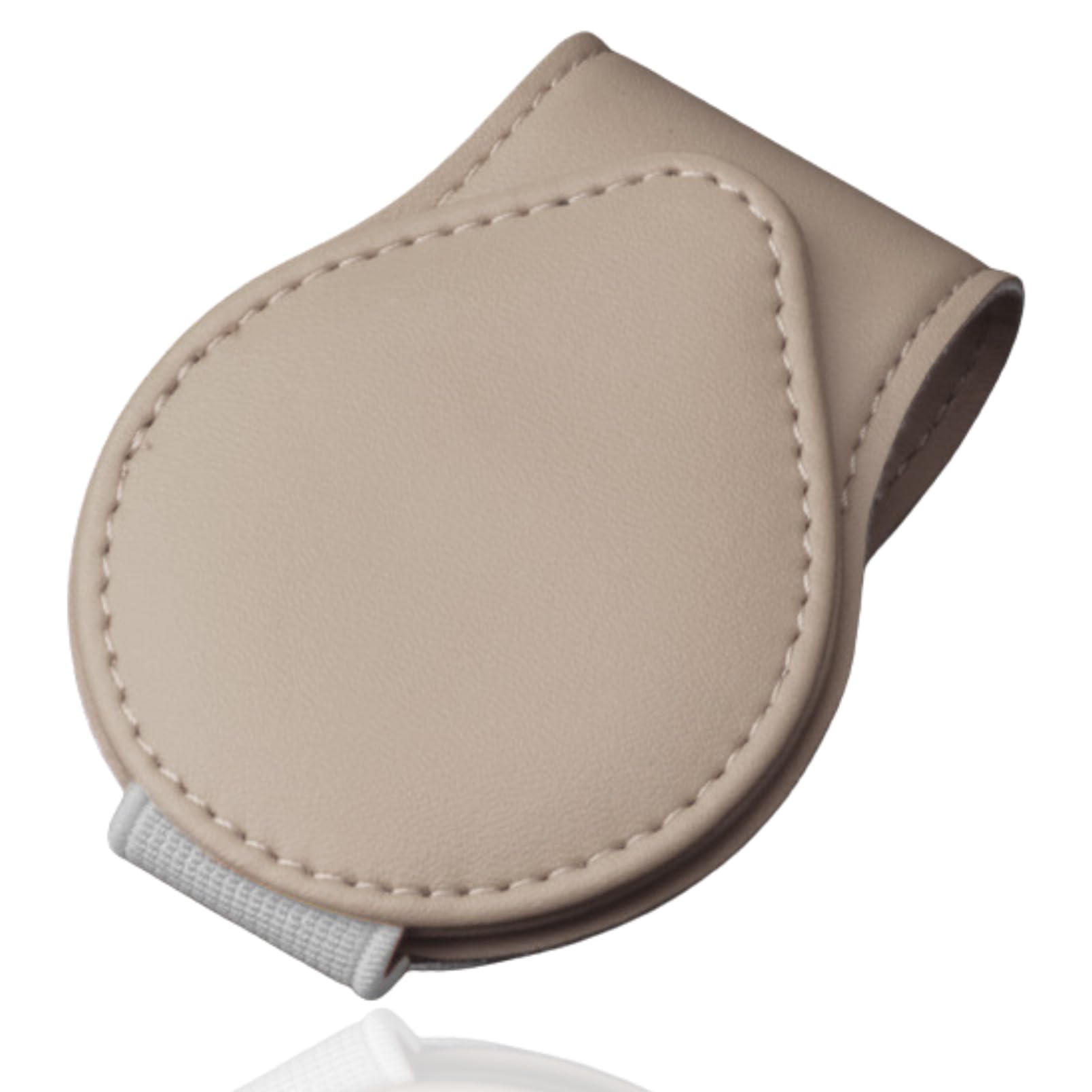 

Держатель для солнцезащитных очков SINMONS, Зажим для очков в автомобиль, Держатель для очков, Легко установить, Держатель для очков, Хранение бежевый