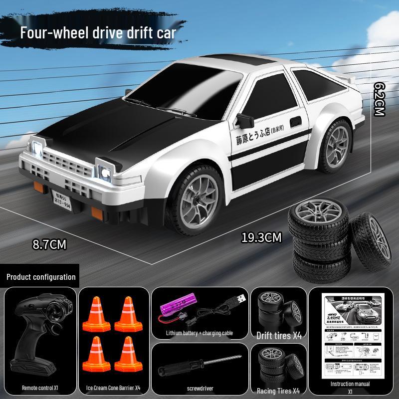1:24 AE86 Drift High-Speed RC Car – 4WD Racing Toy for Kids