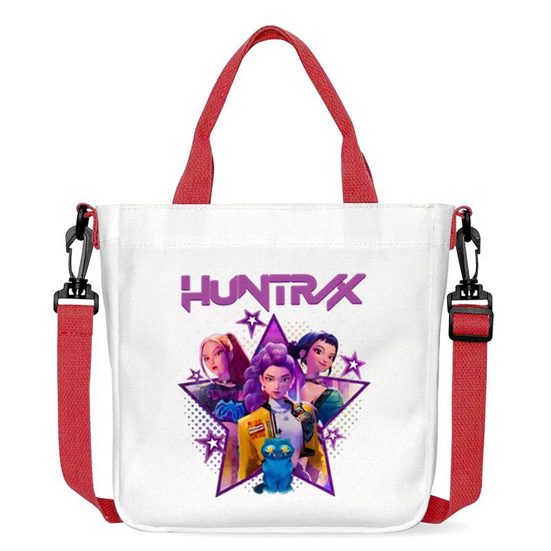 Anime Cartoon Print Office Worker Commuter Portable Messenger Bag Student Large Capacity Casual Handbag