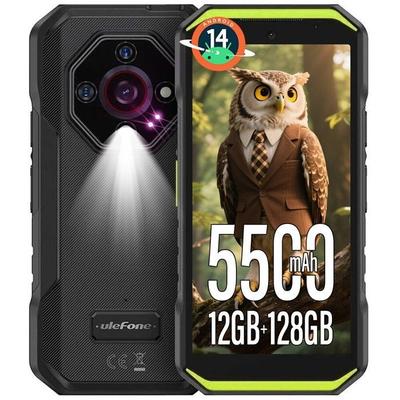 Ulefone Armor X32 Rugged Smartphone 12GB+128GB 5.65'' 5500mAh Unbreakable Portable Phone 48MP Night Vision Dual SIM/NFC Green