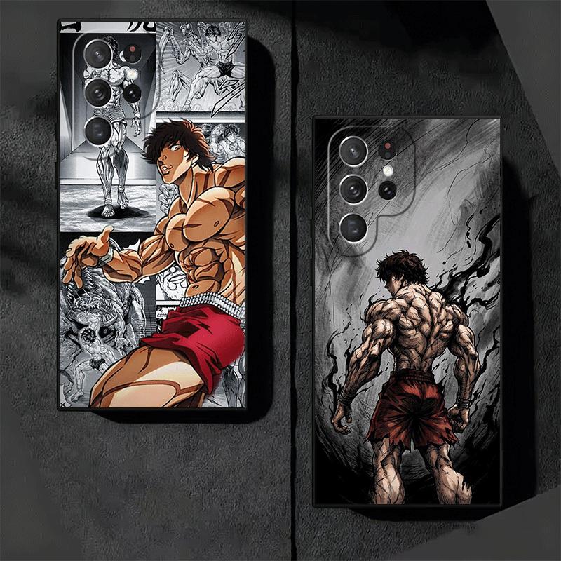 Baki the Grappler Anime Soft Phone Case for Samsung Galaxy S26 S25 Edge S24 Ultra S23 Plus S22 S21 FE S20 Black Cover Back Shell