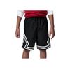 Jordan Logo Print Mesh Basketball Shorts Kids Bottoms Black DV0425-010