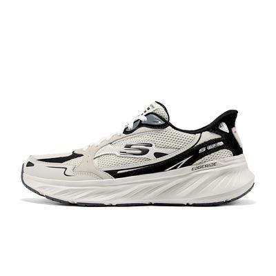 Edgeride Bequem Vielseitig Atmungsaktiv Leicht Niedrig geschnitten Freizeit-Schuhe Herren Sneaker Off-White 232969-NTBK