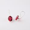 Pink Rubellite Gemstone 925 Sterling Silver Gift Jewelry Handmade Earrings 1.05" EE-173-2