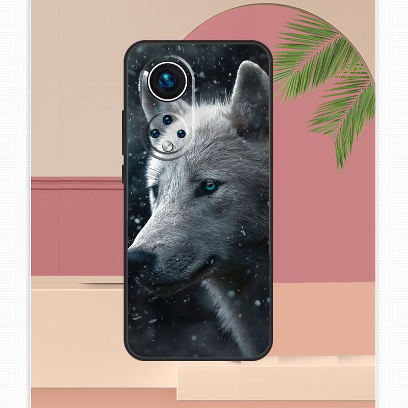 Wolf Heult Kunst Hülle Für Honor Magic 7 Lite 5 6 8 Pro Honor 400 200 X9c X9b X9a X8b X8a X8c 50 70 90 Abdeckung