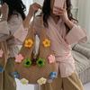 Nuova Borsa a Spalla Floreale alla Moda per Donna Stile Campagnolo Casual da Donna Grande Capacità Borsa da Viaggio Shopper