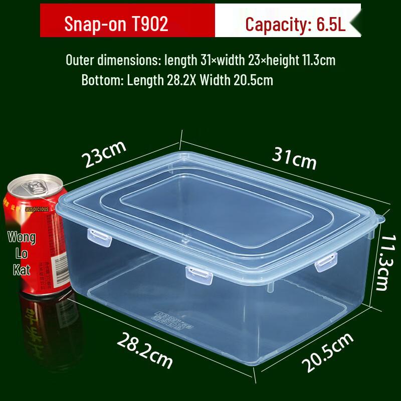 LISM Schnappverschluss 5L Lebensmittelaufbewahrungsbehälter (3 Pack)